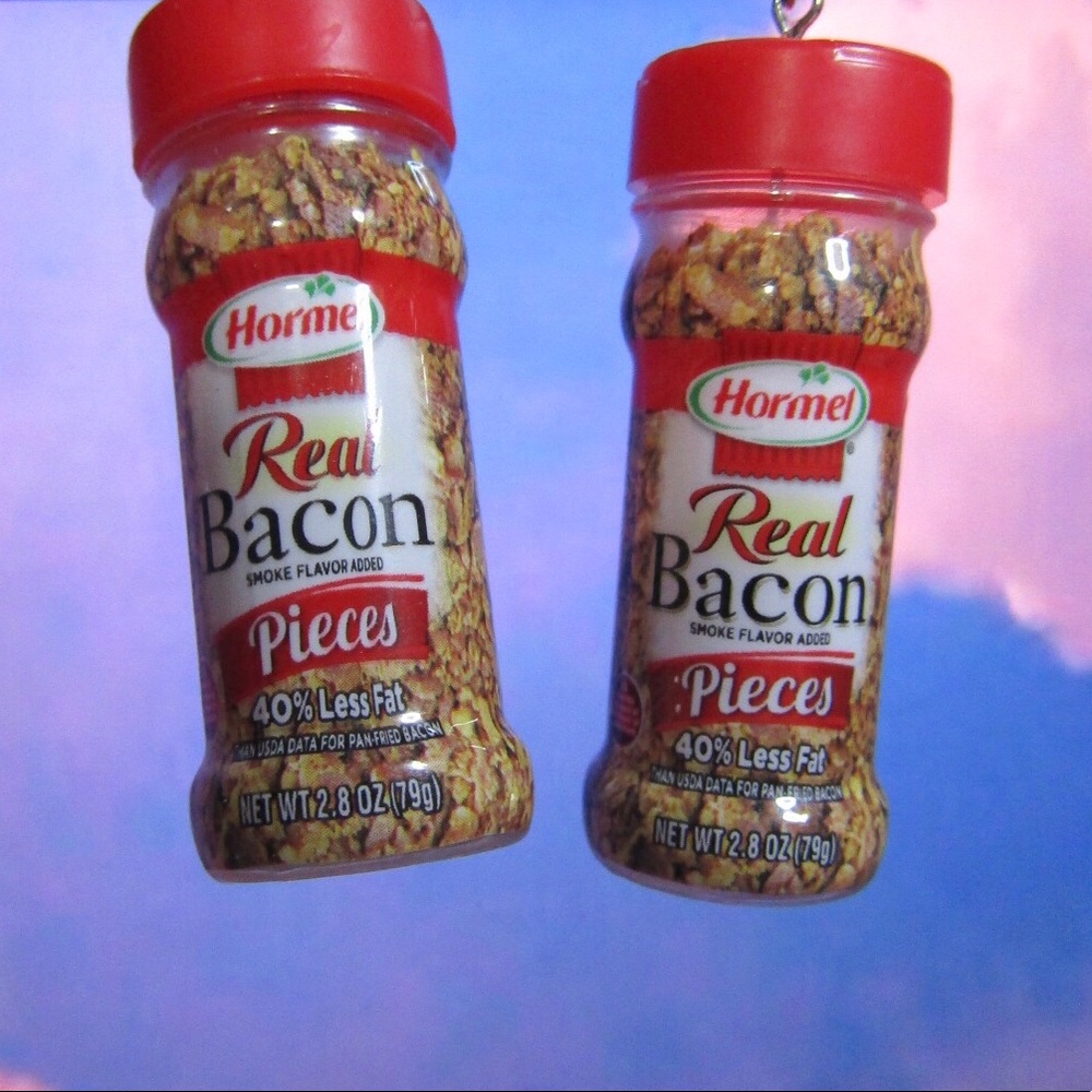Bacon Earrings 🥓